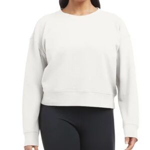 5/$25 - DANSKIN Off-white Cropped Crewneck Sweatshirt